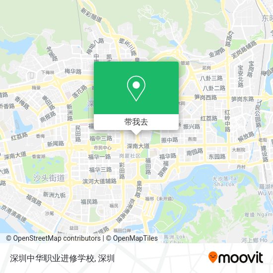 深圳中华职业进修学校地图