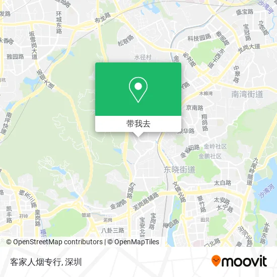 客家人烟专行地图