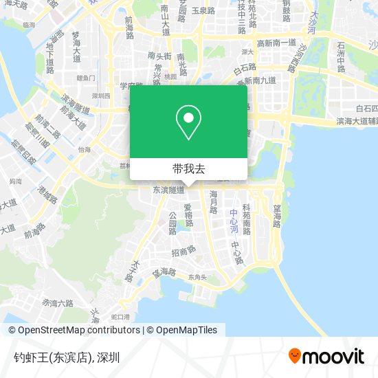 钓虾王(东滨店)地图