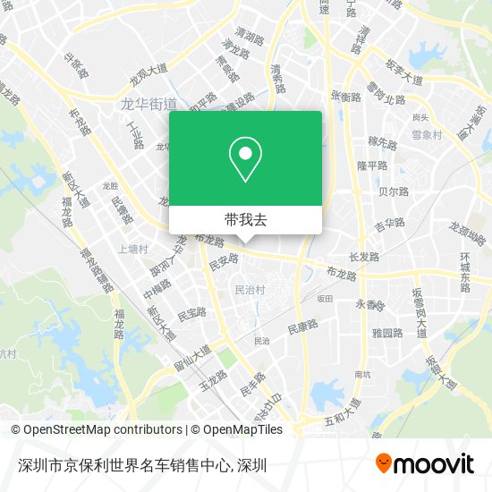 深圳市京保利世界名车销售中心地图
