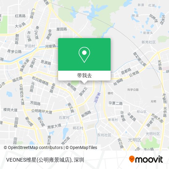 VEONES维星(公明雍景城店)地图
