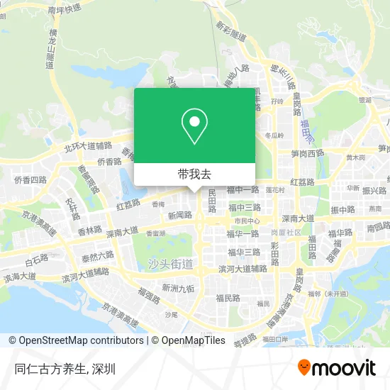 同仁古方养生地图