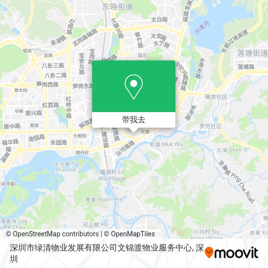 深圳市绿清物业发展有限公司文锦渡物业服务中心地图