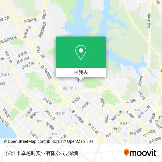 深圳市卓越时实业有限公司地图