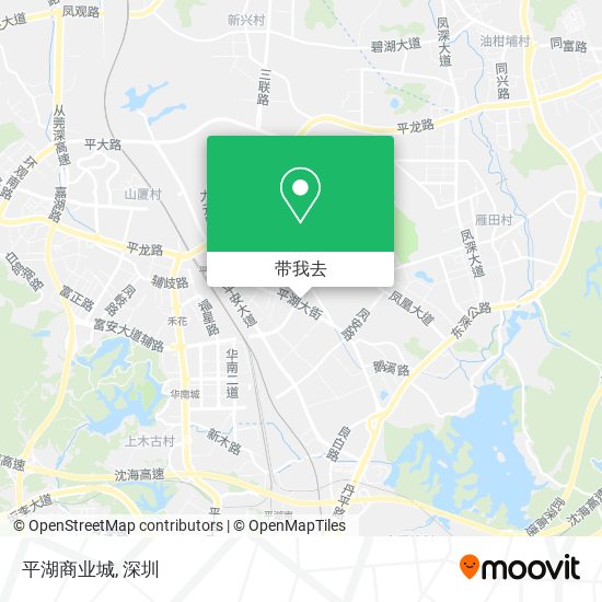平湖商业城地图