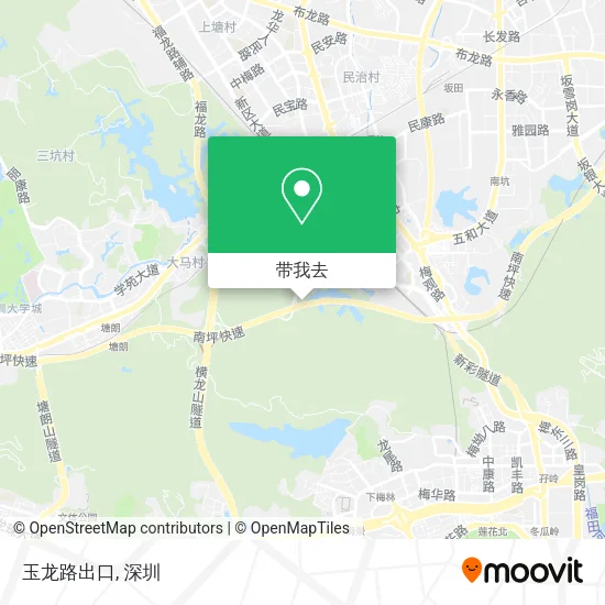 玉龙路出口地图