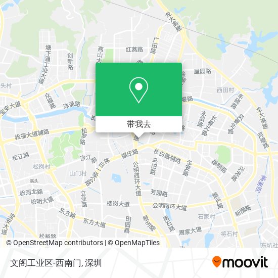 文阁工业区-西南门地图