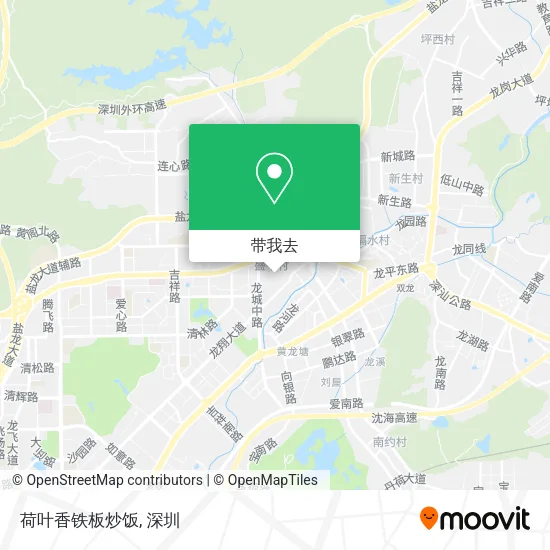 荷叶香铁板炒饭地图
