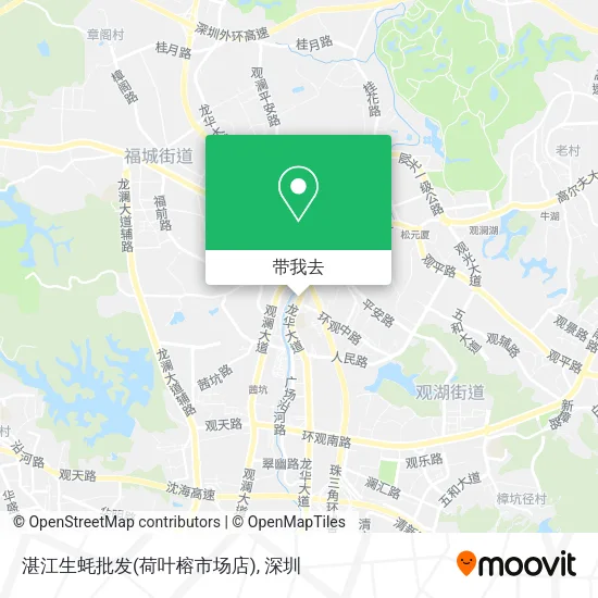湛江生蚝批发(荷叶榕市场店)地图