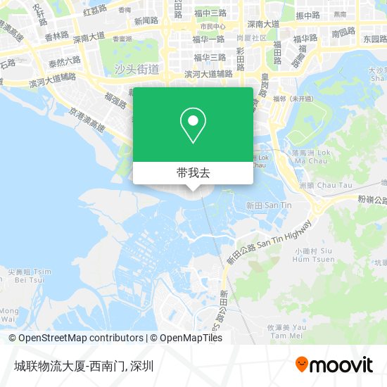 城联物流大厦-西南门地图