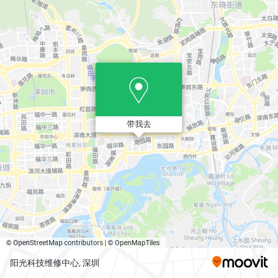 阳光科技维修中心地图