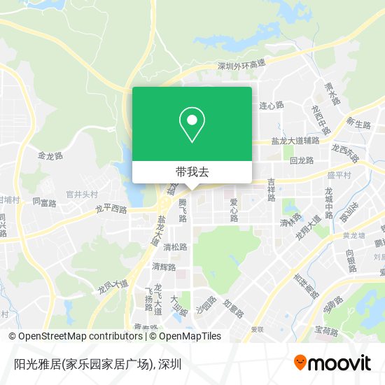 阳光雅居(家乐园家居广场)地图