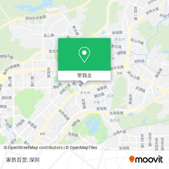 家胜百货地图