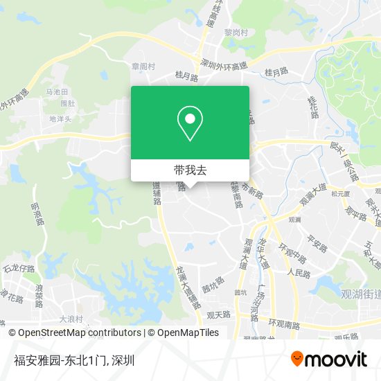 福安雅园-东北1门地图