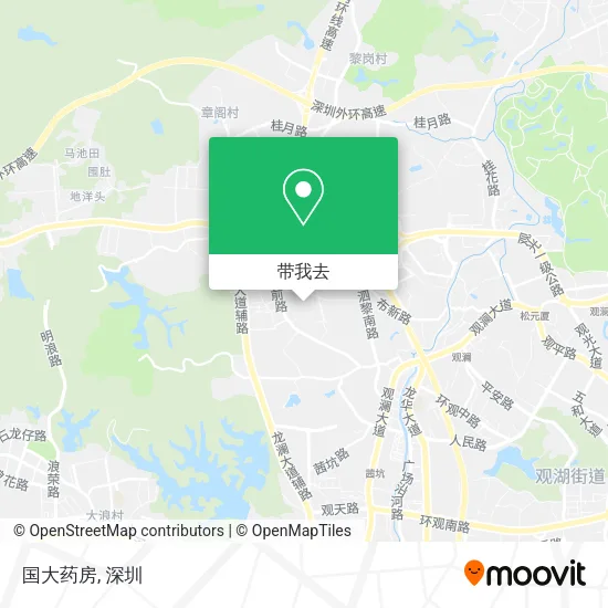 国大药房地图