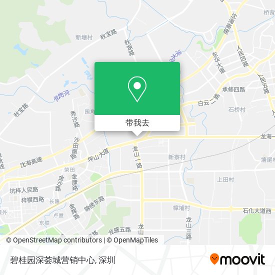 碧桂园深荟城营销中心地图