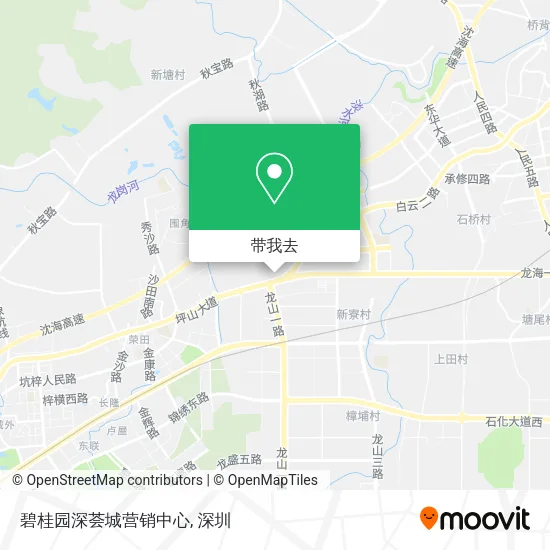 碧桂园深荟城营销中心地图