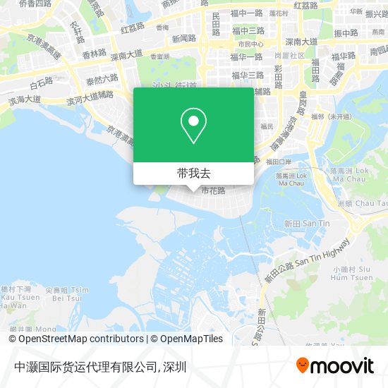 中灏国际货运代理有限公司地图
