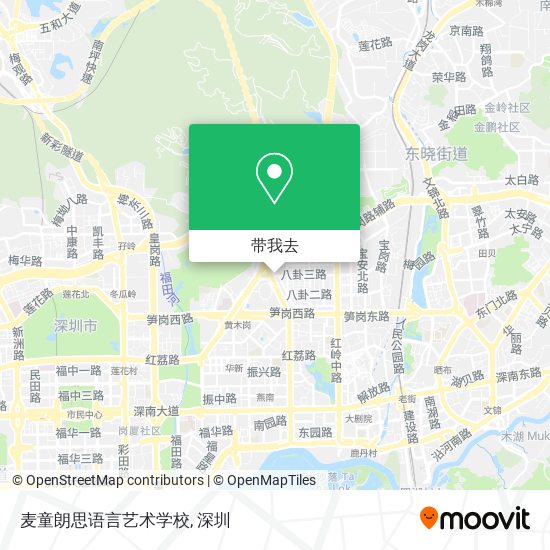 麦童朗思语言艺术学校地图