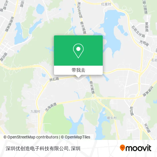 深圳优创造电子科技有限公司地图