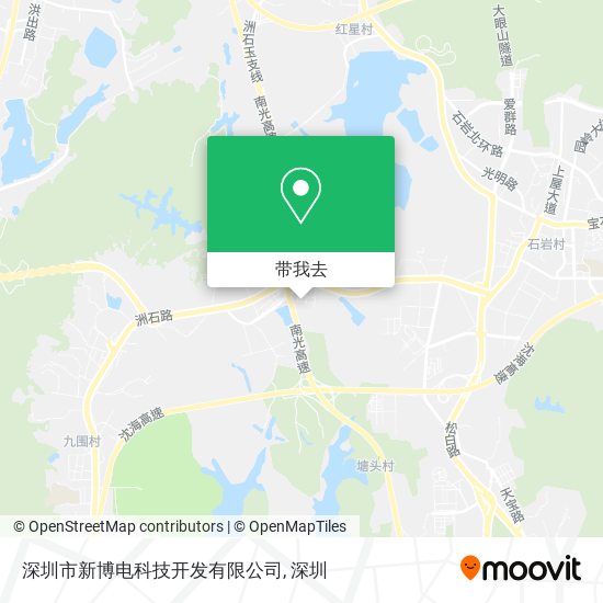 深圳市新博电科技开发有限公司地图