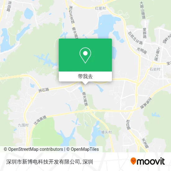 深圳市新博电科技开发有限公司地图