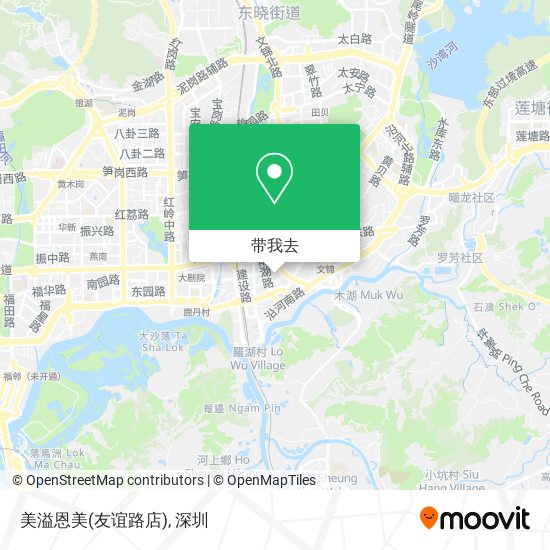美溢恩美(友谊路店)地图