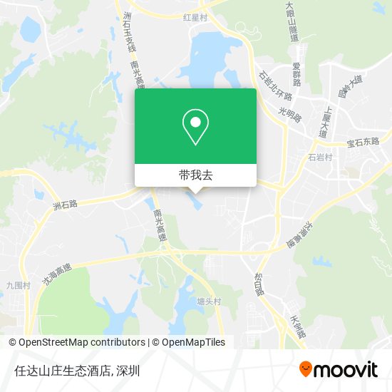 任达山庄生态酒店地图