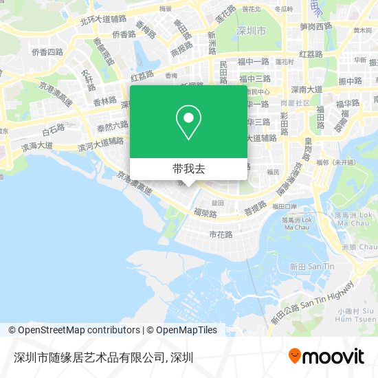 深圳市随缘居艺术品有限公司地图