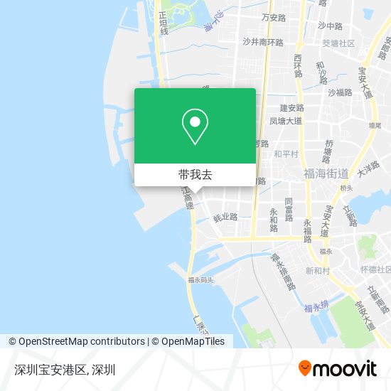 深圳宝安港区地图