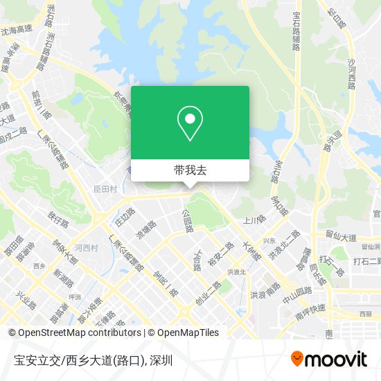 宝安立交/西乡大道(路口)地图
