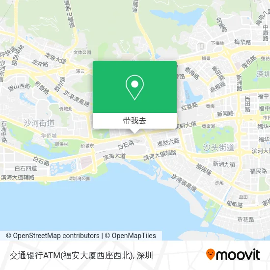 交通银行ATM(福安大厦西座西北)地图