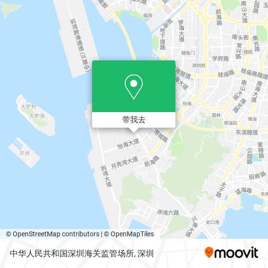 中华人民共和国深圳海关监管场所地图
