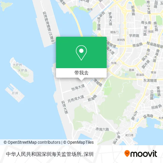 中华人民共和国深圳海关监管场所地图