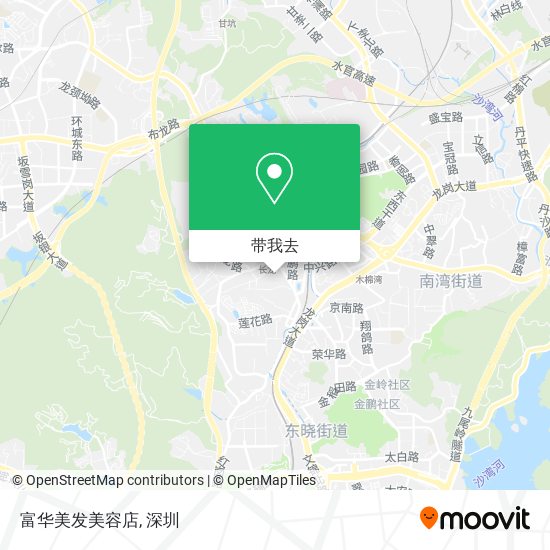 富华美发美容店地图