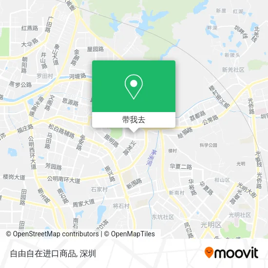 自由自在进口商品地图