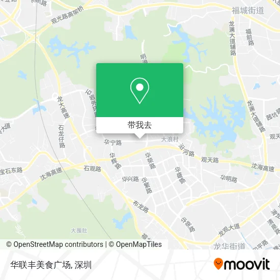 华联丰美食广场地图