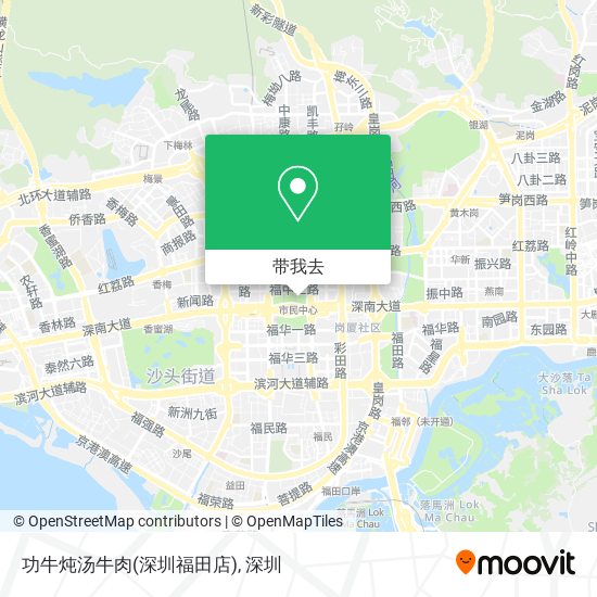 功牛炖汤牛肉(深圳福田店)地图