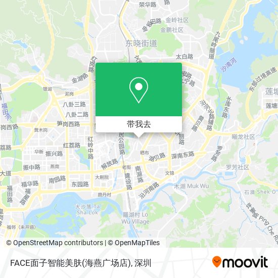 FACE面子智能美肤(海燕广场店)地图