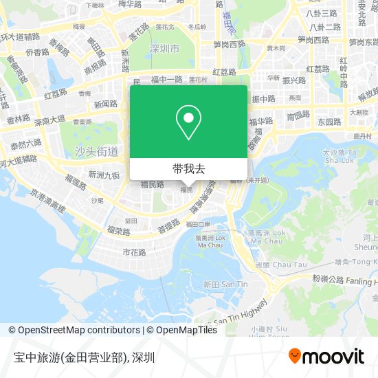 宝中旅游(金田营业部)地图