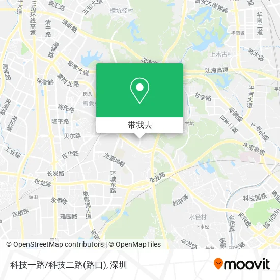 科技一路/科技二路(路口)地图