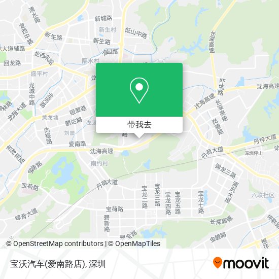 宝沃汽车(爱南路店)地图