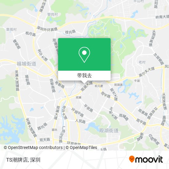 TS潮牌店地图