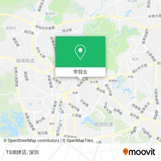 TS潮牌店地图