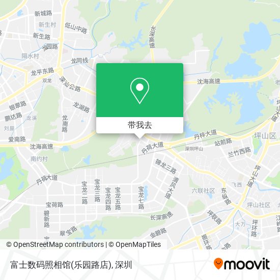 富士数码照相馆(乐园路店)地图