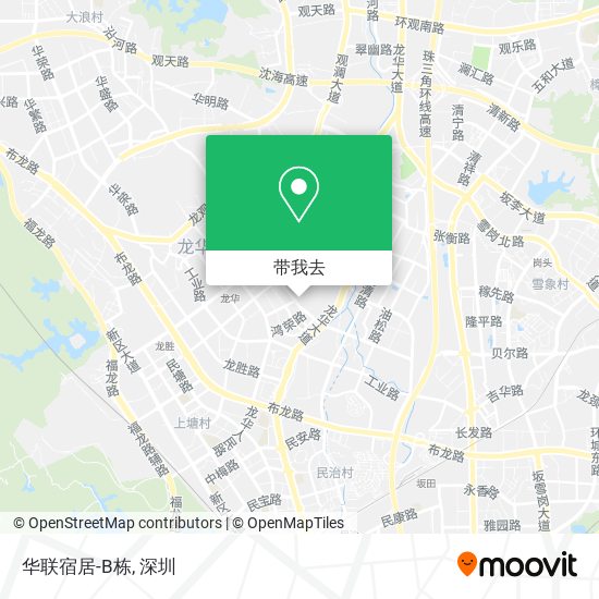 华联宿居-B栋地图