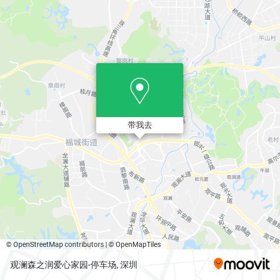 观澜森之润爱心家园-停车场地图