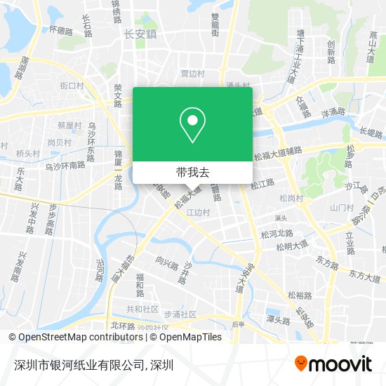 深圳市银河纸业有限公司地图