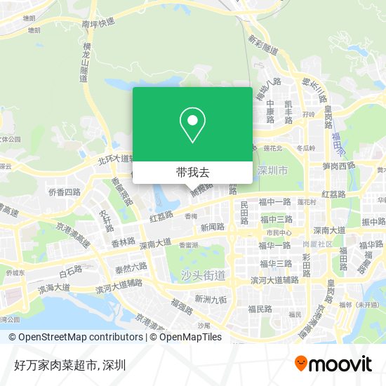 好万家肉菜超市地图