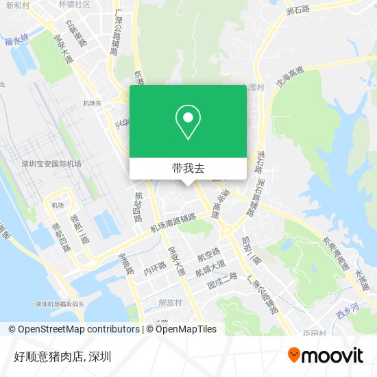 好顺意猪肉店地图